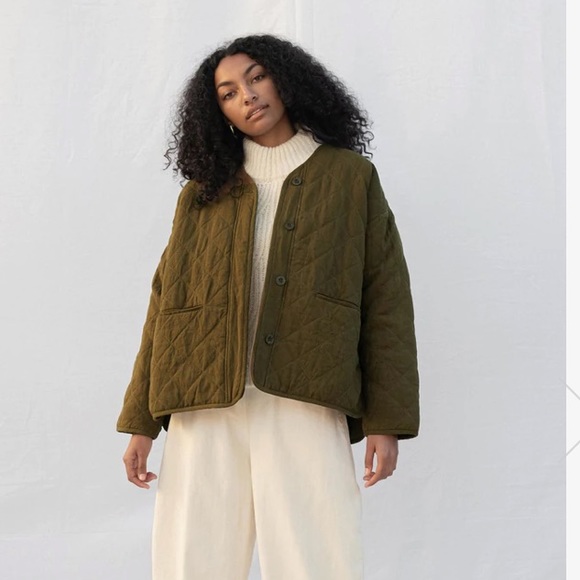 Micaela Greg Fir Cross Quilt Jacket 